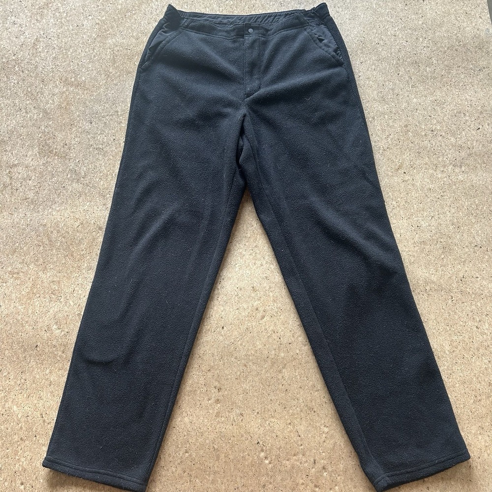 Patagonia Synchilla Snap T Pants Men Medium Black Fleece Sweatpants